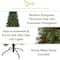 6ft. Pre-Lit White Mountain Pine & Pinecones Artificial Christmas Tree with Clear LED Lights